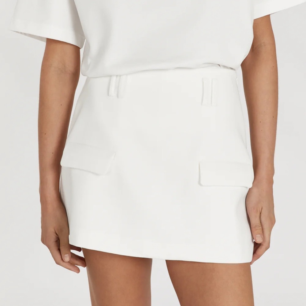 DISSH BROOKLYN WHITE SKORT